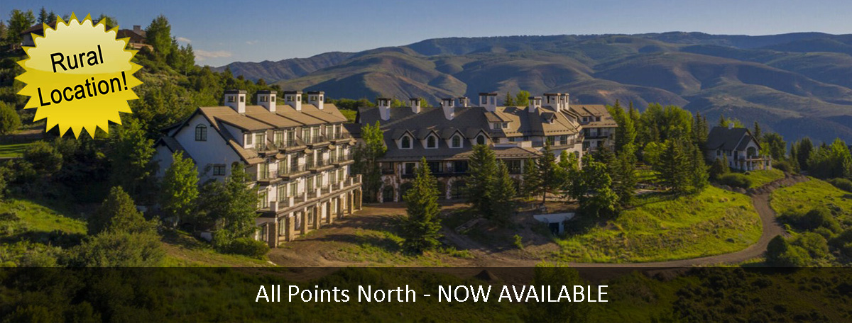 Photo of All Points North.  Text on photo says All Points North - NOW AVAILABLE.