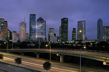 EB-5 Regional Center in Texas. Photo of downtown Houston, Texas.
